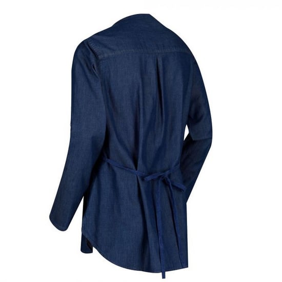 Regatta Damen Bluse Maladee mit langen Ärmeln, hinten zum Binden (Chambray) - Image 2