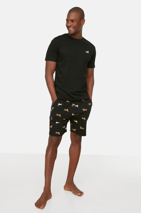 Trendyol Hommes Vélo Collier Pyjama Ensemble 2 pieces - Image 1