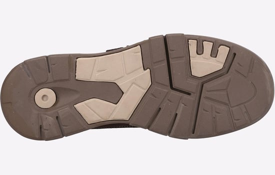 Hush Puppies Fabian Double Strap Leder Herren Braune Slipper - Image 4