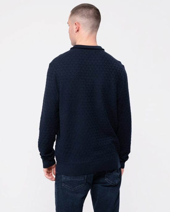 Ted Baker Kurnle Herren Langarm T-Shirt mit Trichterkragen - Image 4