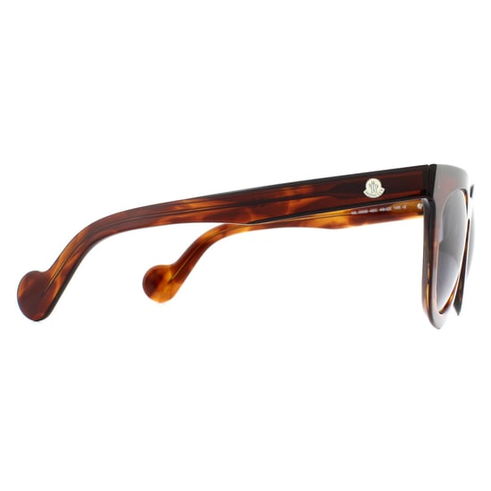 Moncler Sunglasses ML0008 45C Light Brown Smoke Mirror