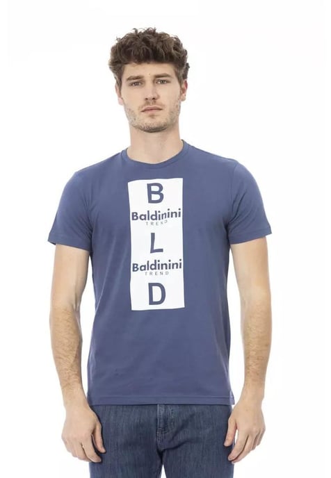 Baldinini Trend Men's Blue Cotton T-Shirt