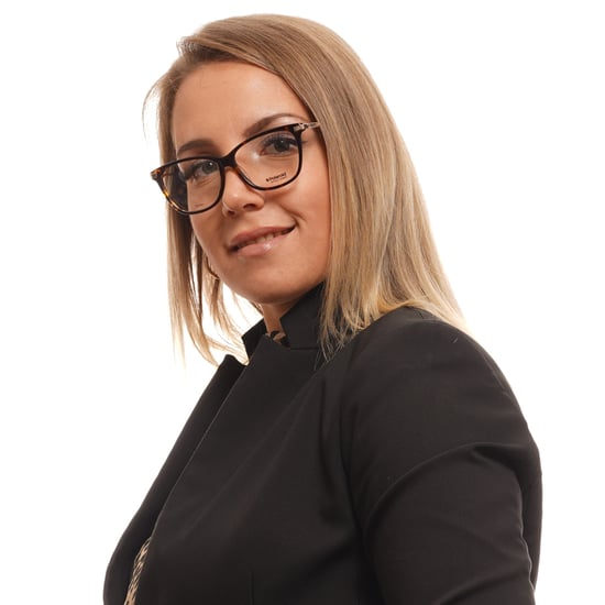 Polaroid Square Womens Dark Havana Glasses