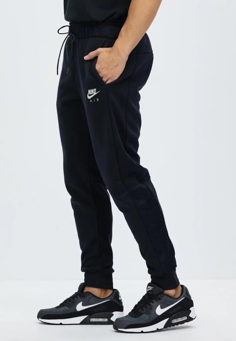Nike Air Herren-Fleece-Trainingsanzug mit Rundhalsausschnitt und gebürsteter Rückseite - Image 3