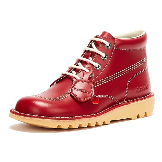 Kickers Kick Hi Herren Stiefel aus rotem Leder - Image 3