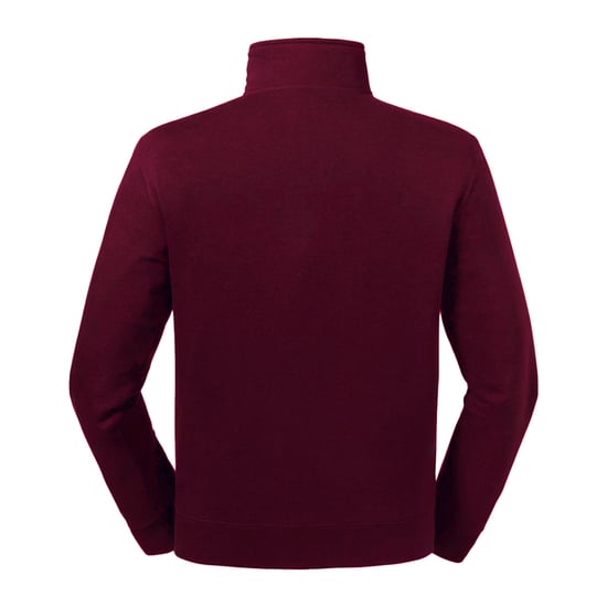 Russell Herren Authentic Quarter Zip Sweatshirt (Burgund) - Image 2