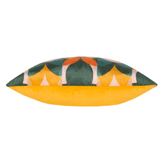 Heya Home Raeya Art Deco Velvet Polyester Filled Cushion