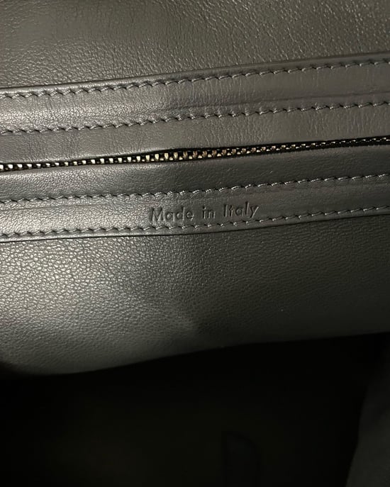 Celine Luggage Phantom Medium Tasche aus schwarzem Wildleder - Image 5
