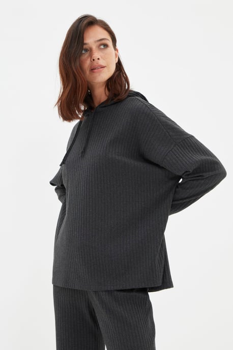 Trendyol Femmes Encapuchonné Pyjama Ensemble - Image 2
