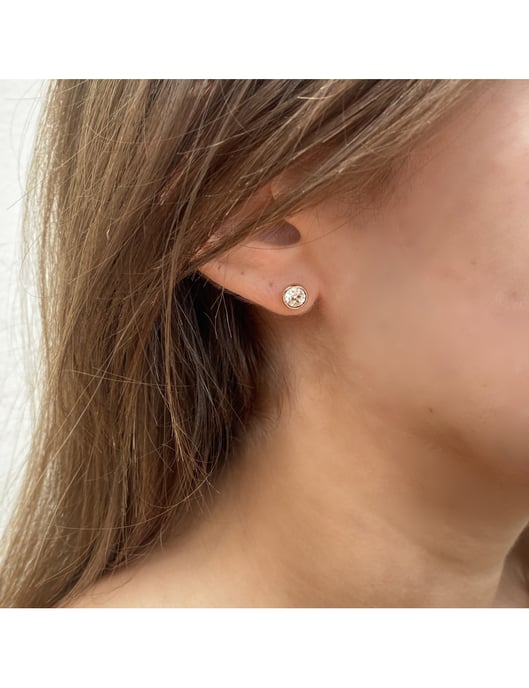 Geburtsstein Mond Set - Rose Gold und Kristall - Image 6