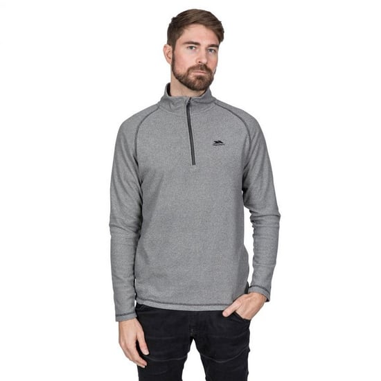 Trespass Mens Keynote Anti Pilling 1/4 Zip Fleece Top