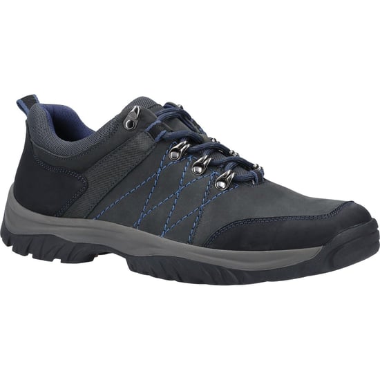 Cotswold Toddington Leder Herren Navy Schnürschuhe - Image 1
