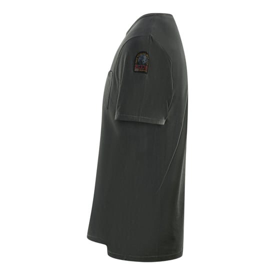Parajumpers Basic Tee Brusttasche Schwarzes T-Shirt - Image 3