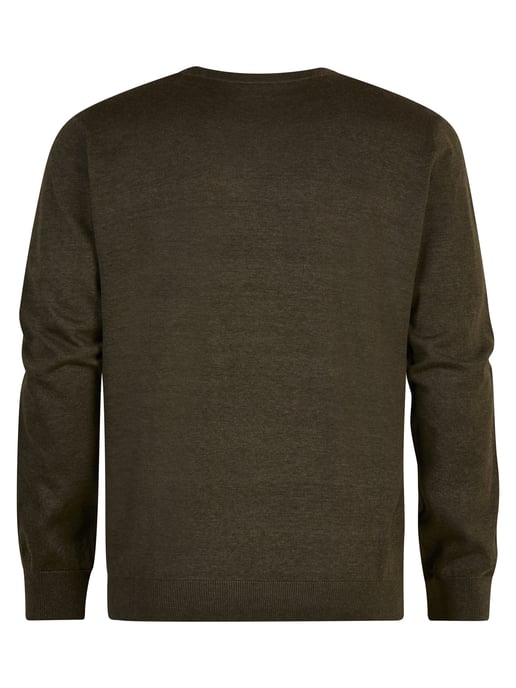 Petrol Industries - Feinstrickpullover Plus Size Chugach Herren - Grün - Image 2