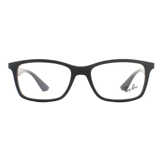 Cadres de verrures Ray-Ban RX7047 5196 Black mat 54 mm - Image 1