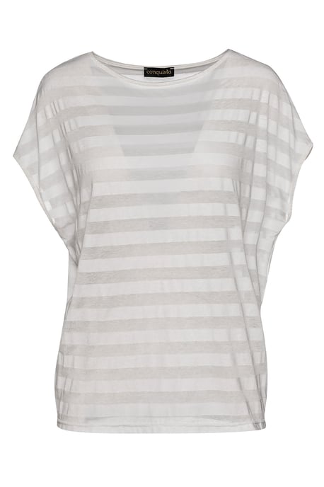 Ecru Semi Sheer Top