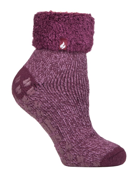Heat Holders rutschfeste, flauschige Thermo-Slipper-Socken für Damen - Image 1