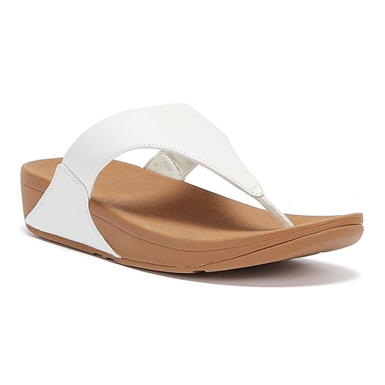 FitFlop Lulu Leder Damensandalen - (Weiß) - Image 2