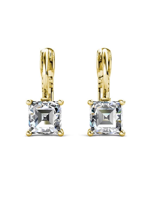 Quadratisches Set und Box - Gold und Kristall - Image 4
