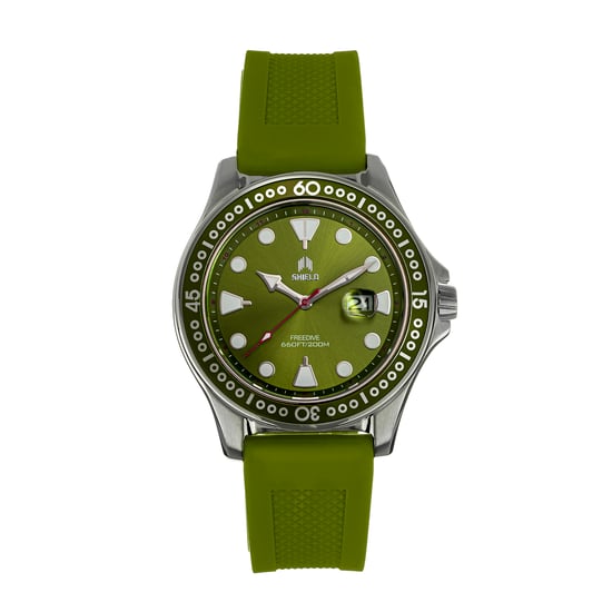 Shield Freedive Strap Watch w/Date