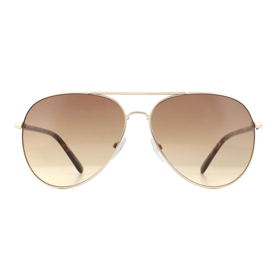 Calvin Klein Sonnenbrille CK19314S 717 Gold Schildkröte Braun Verlauf - Image 1