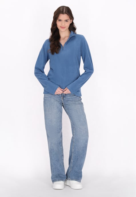 Mymo Fleecepullover Damen blau - Image 1