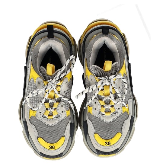 Balenciaga Triple S Sneaker aus grauem Polyurethan - Image 3
