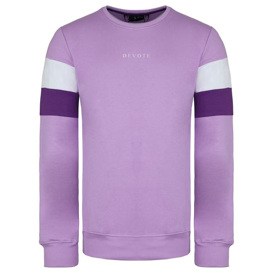 Devote London Cante Mens Lilac/Purple Sweater