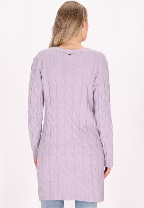 Dreimaster Cardigan Damen Lavendel melange - Image 4