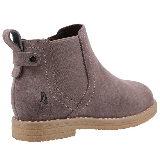 Hush Puppies Girls Mini Maddy Stiefelette aus Wildleder (Grau) - Image 2
