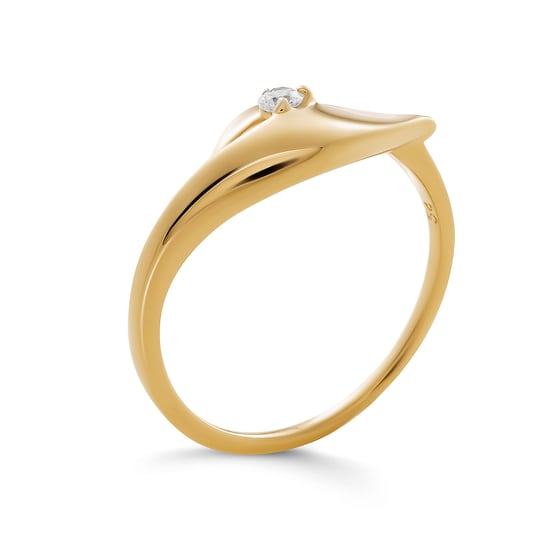 Orphelia 'Milan' Damen-Ring aus 925er Sterlingsilber – Gold ZR-7519/G - Image 3
