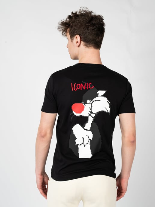 Iceberg T-Shirt C-Neck Herren schwarz - Image 4