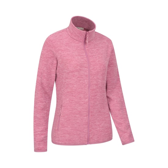 Mountain Warehouse Damen/Damen Snowdon II Melange Full Zip Fleece Jacke (Rosa) - Image 2
