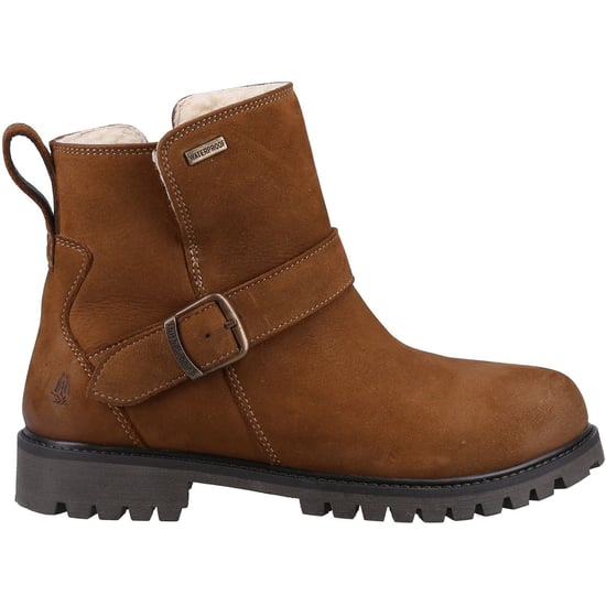 Hush Puppies Wakely Leder Damen Tan Stiefel - Image 4