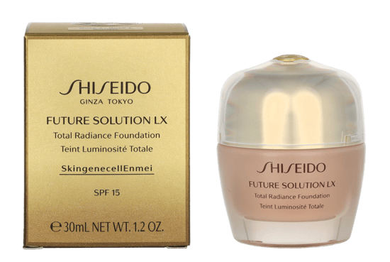 Shiseido Future Solution LX Total Radiance Foundation SPF15, 3 Rose, 30 ml - Image 1
