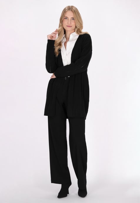 Dreimaster Cardigan Damen Schwarz - Image 2