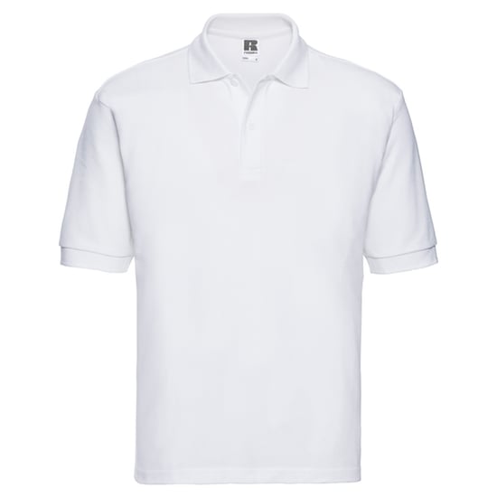 Russell - "Classic" Poloshirt für Herren (Weiß) - Image 1