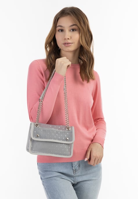 Mymo Umhängetasche Damen Silber - Image 3