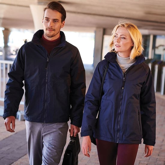 Regatta Mens Waterproof Windproof Jacket (Fleece Lined) (Navy)