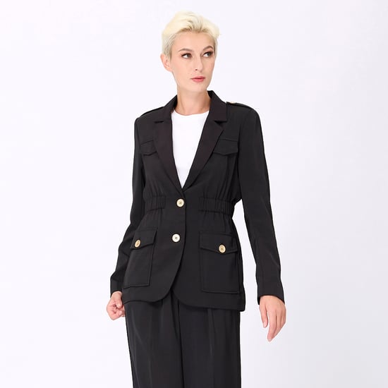 Safari-Blazer mit geraffter Taille - Image 1
