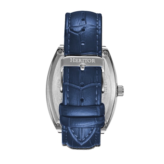 Heritor Automatische Masterson Semi-Skelett Lederarmbanduhr - Image 3