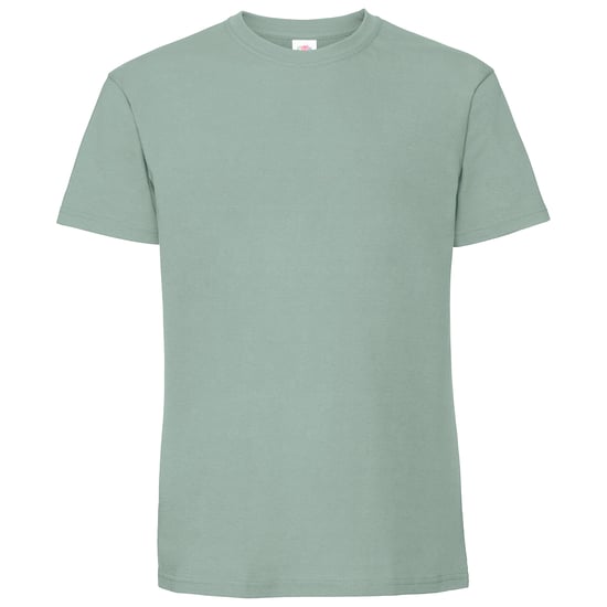Fruit Of The Loom Herren Premium T-Shirt (Salbei) - Image 1