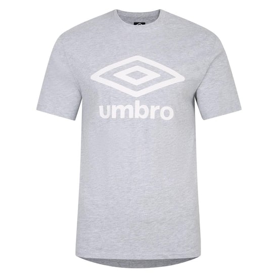Umbro - "Team" T-Shirt für Herren (Grau meliert/Weiß) - Image 1