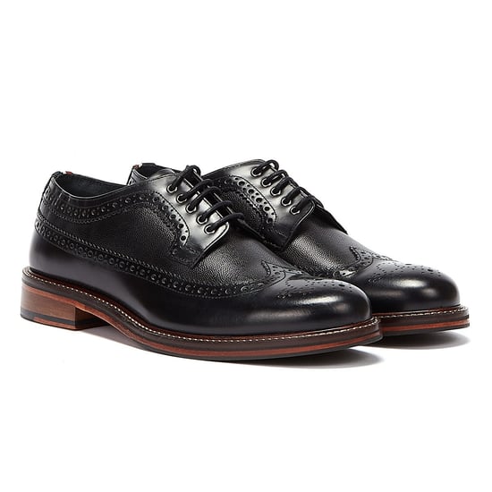 Ben Sherman Archie Brogue Herren Schwarz Schuhe - Image 1