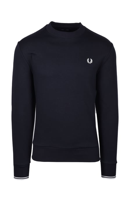 Sweat col rond Fred Perry Pour Homme en Bleu Marine - Image 1