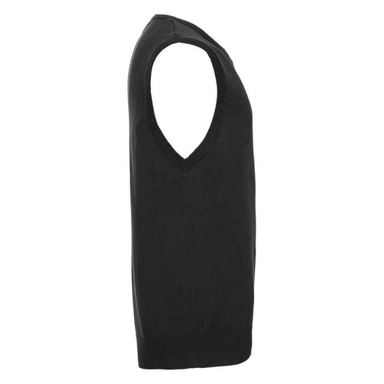 Russell Collection - Sweatshirt V-Ausschnitt für Herren Ärmellos (Schwarz) - Image 3