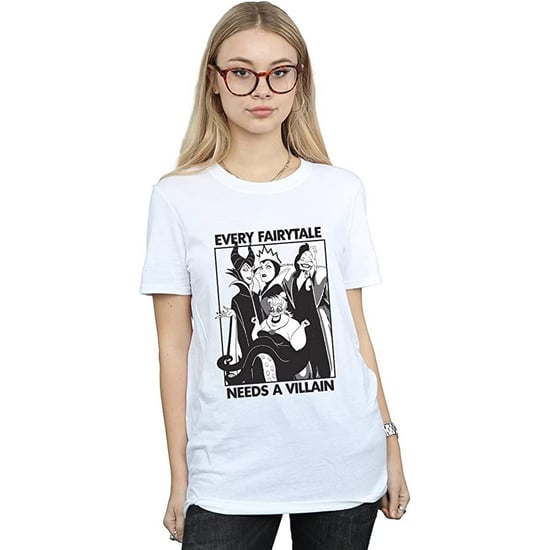 Disney Damen/Damen Jedes Märchen braucht einen Bösewicht Baumwoll-Boyfriend-T-Shirt (Weiß) - Image 2