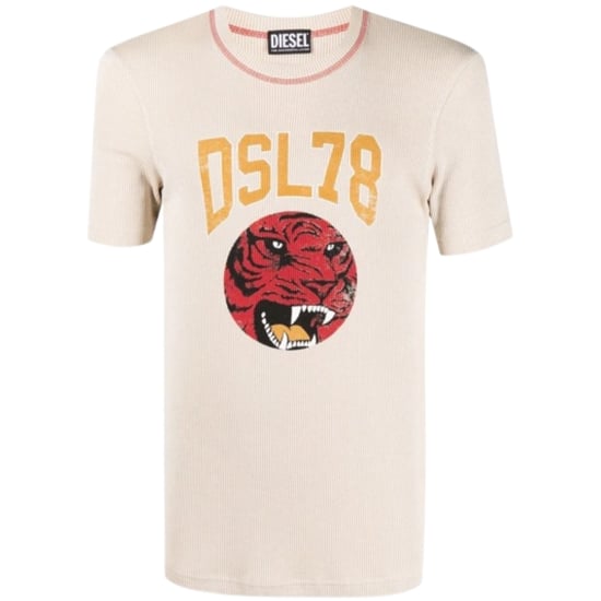 Diesel Hombre T-Shirt CL-T-Ruffle 141 T-Shirt - Image 1