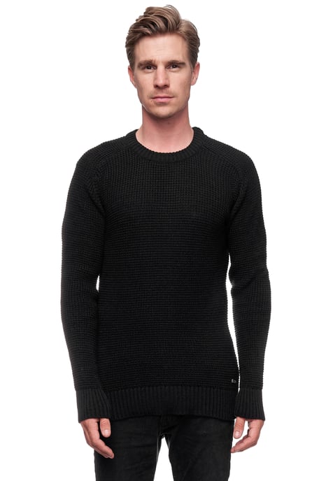 Rusty Neal Pullover Casual Fit Schwarz - Image 4