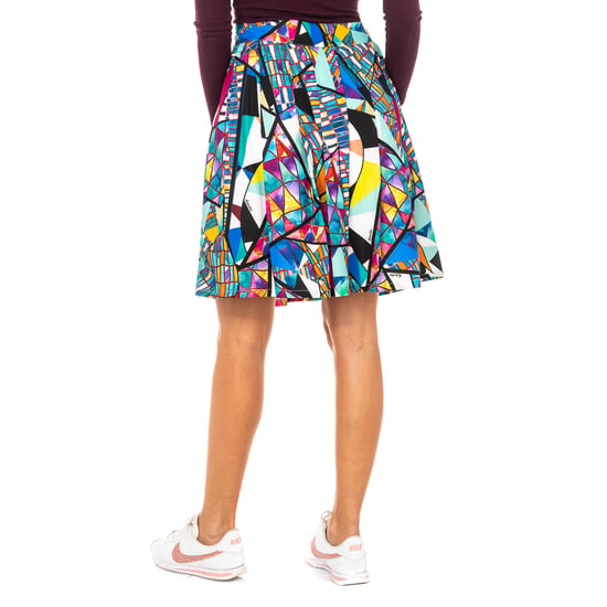 Flared skirt with inner lining JWK001 woman